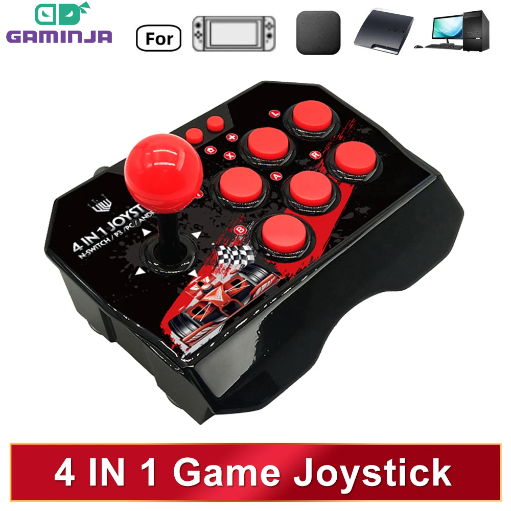 GAMINJA 4-in 1Game Joystick Wi - Arcade Vibes ulasan dan harga